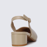 Valerie Comfy Heels In NudeShoes - myballerine