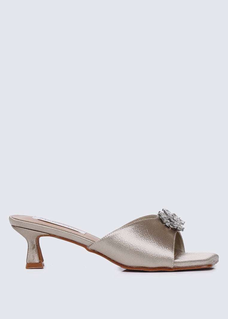 Vea Comfy Heels In ChampagneHeels - myballerine