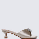 Vea Comfy Heels In ChampagneHeels - myballerine