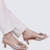 Vea Comfy Heels In ChampagneHeels - myballerine