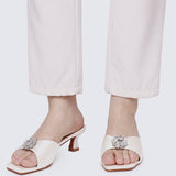 Vea Comfy Heels In IvoryHeels - myballerine