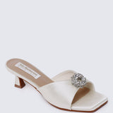 Vea Comfy Heels In IvoryHeels - myballerine