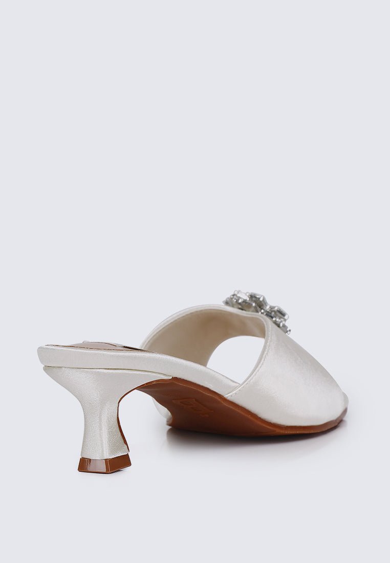 Vea Comfy Heels In IvoryHeels - myballerine