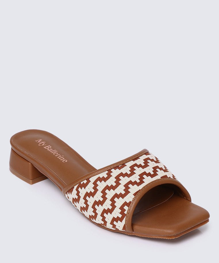 Vee Comfy Sandals In BrownShoes - myballerine