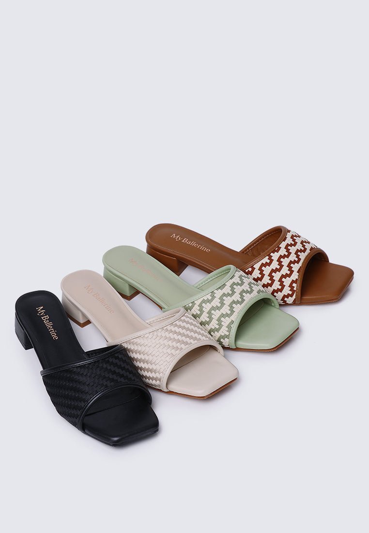 Vee Comfy Sandals In Sage GreenSandals - myballerine