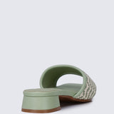 Vee Comfy Sandals In Sage GreenShoes - myballerine