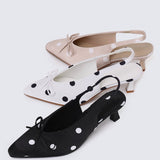 Velora Comfy Heels In BlackHeels - myballerine