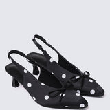 Velora Comfy Heels In BlackHeels - myballerine