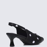 Velora Comfy Heels In BlackHeels - myballerine