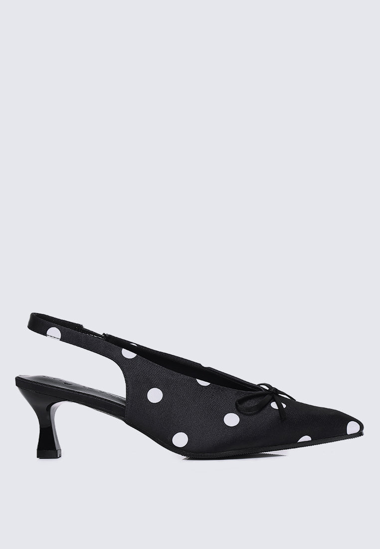 Velora Comfy Heels In BlackHeels - myballerine