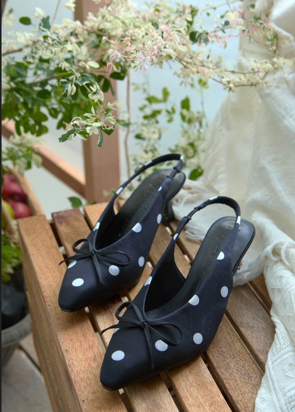 Velora Comfy Heels In BlackHeels - myballerine