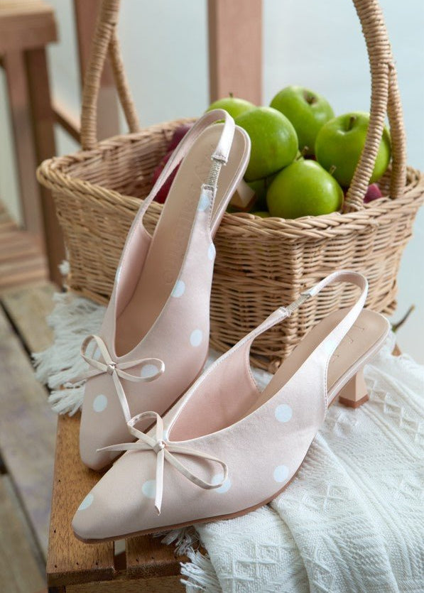 Velora Comfy Heels In NudeHeels - myballerine