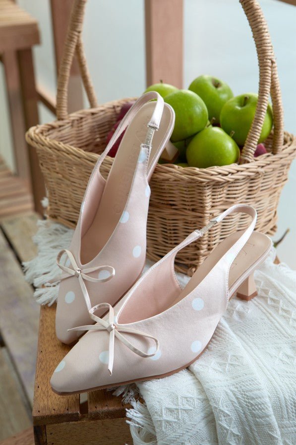 Velora Comfy Heels In NudeHeels - myballerine