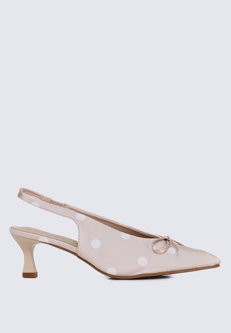 Velora Comfy Heels In NudeHeels - myballerine