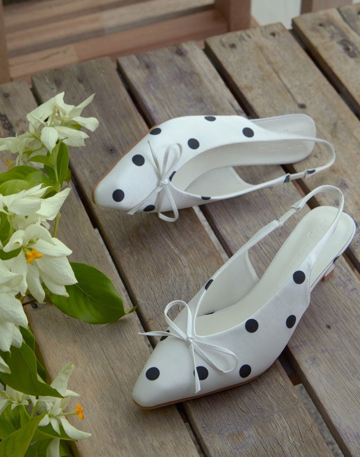 Velora Comfy Heels In WhiteHeels - myballerine