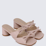 Venus Comfy Heels In NudeShoes - myballerine