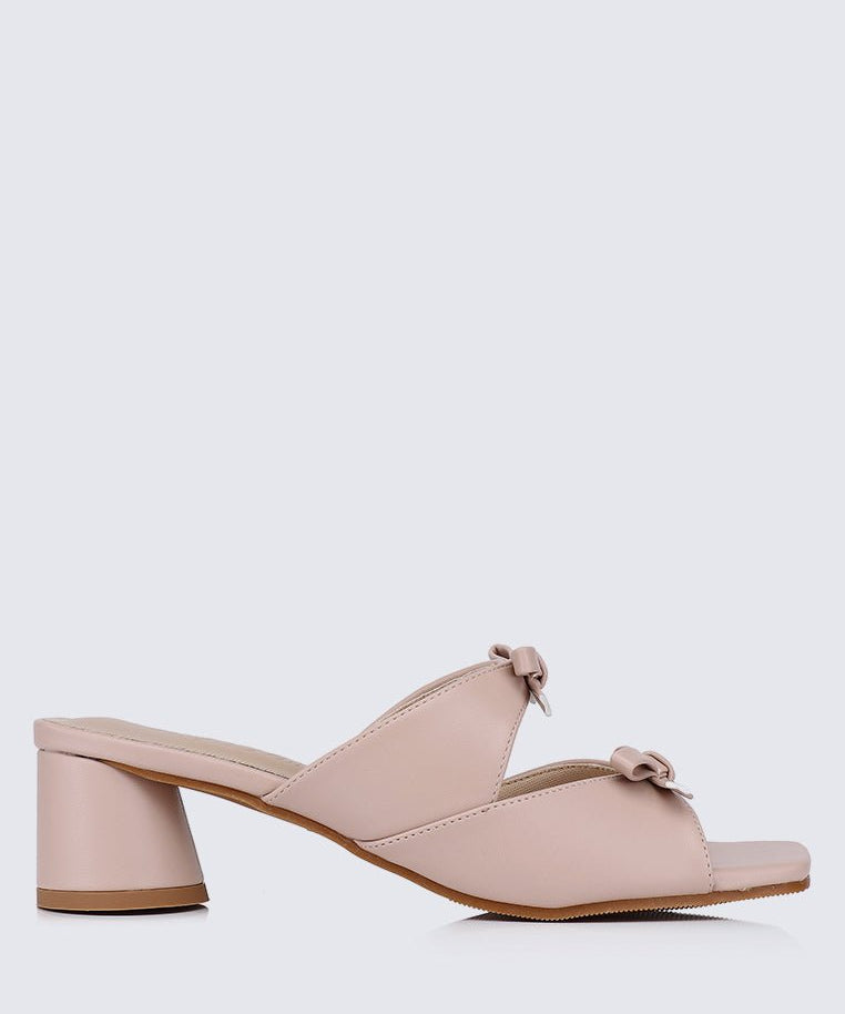 Venus Comfy Heels In NudeShoes - myballerine