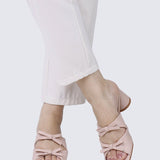 Venus Comfy Heels In NudeShoes - myballerine