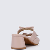Venus Comfy Heels In NudeShoes - myballerine
