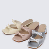 Venus Comfy Heels In NudeShoes - myballerine