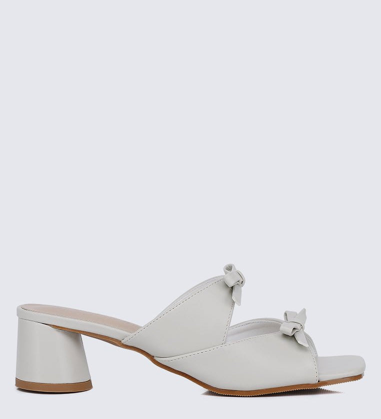 Venus Comfy Heels In Off WhiteShoes - myballerine