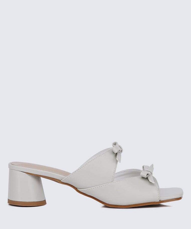 Venus Comfy Heels In Off WhiteShoes - myballerine