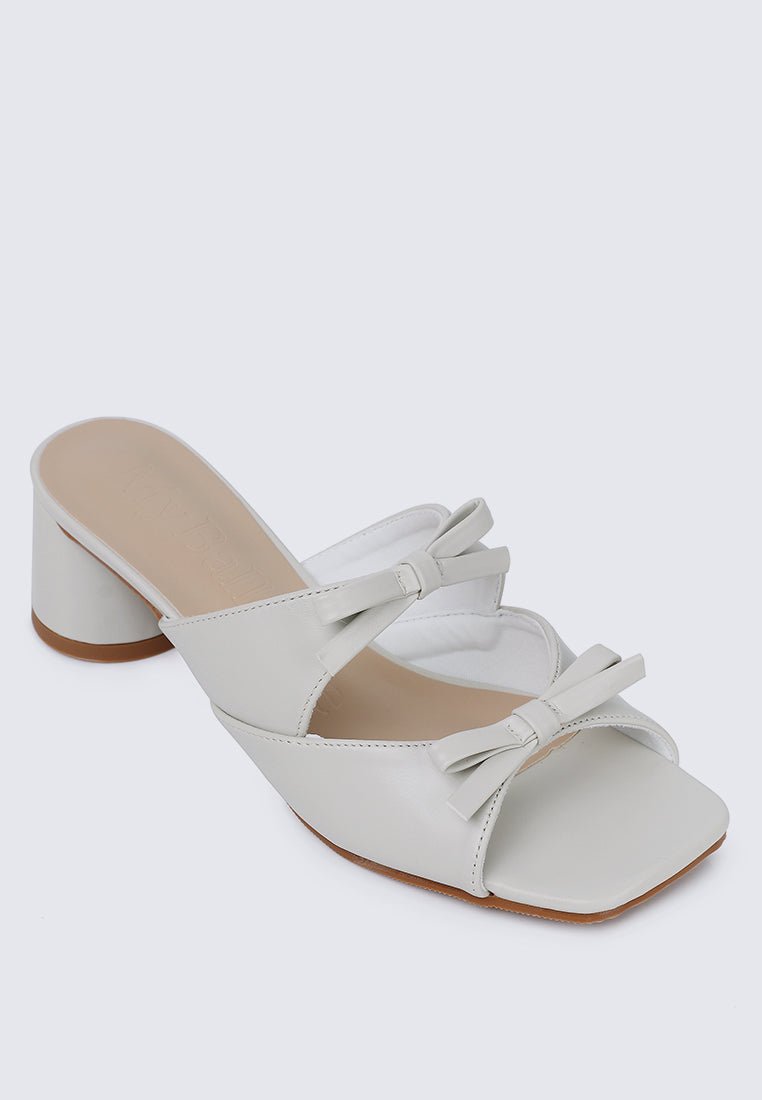 Venus Comfy Heels In Off WhiteShoes - myballerine
