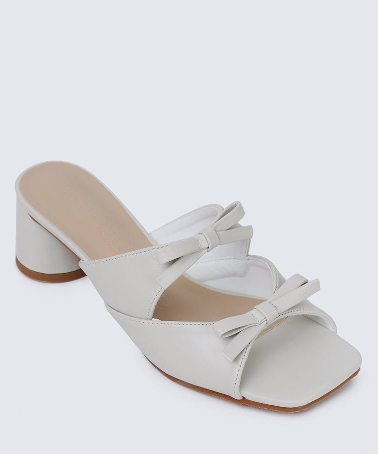 Venus Comfy Heels In Off WhiteShoes - myballerine