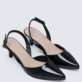 Vicky Comfy Heels In BlackShoes - myballerine