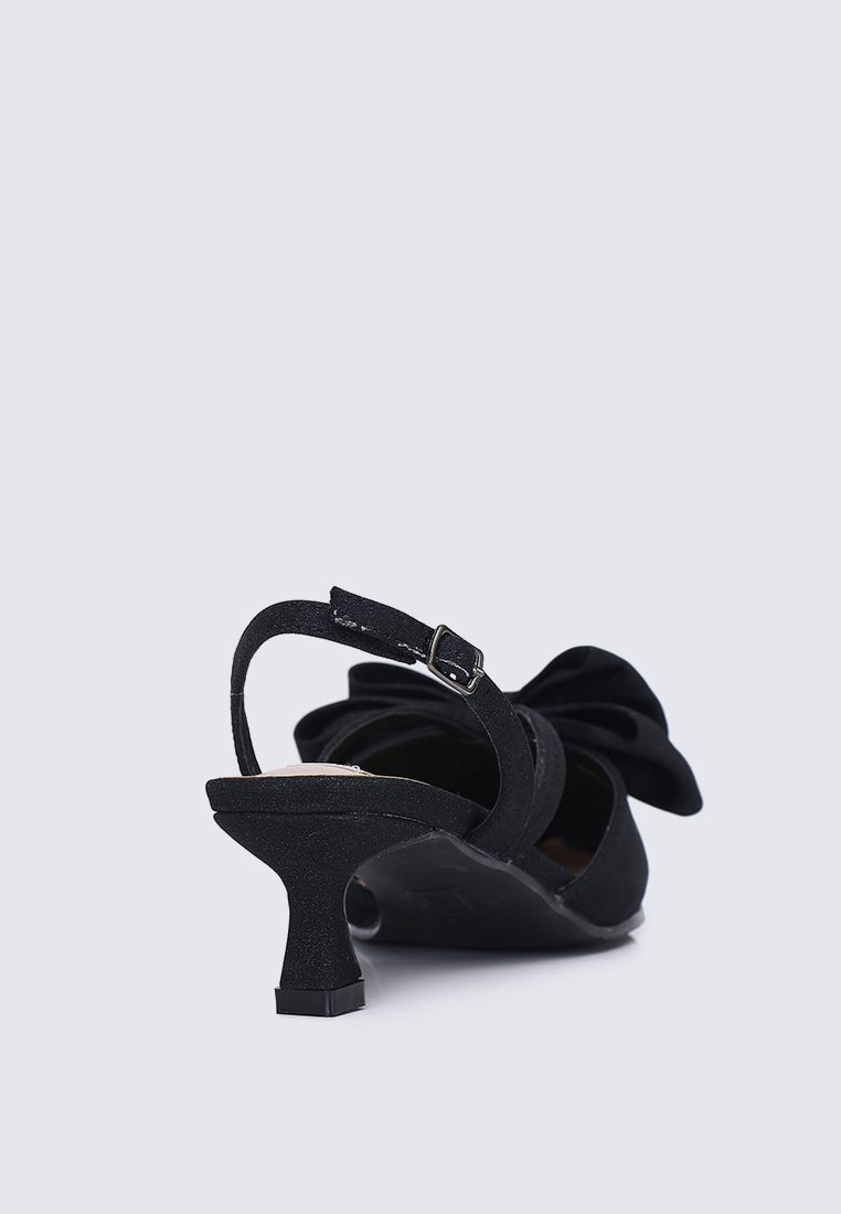Viola Comfy Heels In BlackShoes - myballerine