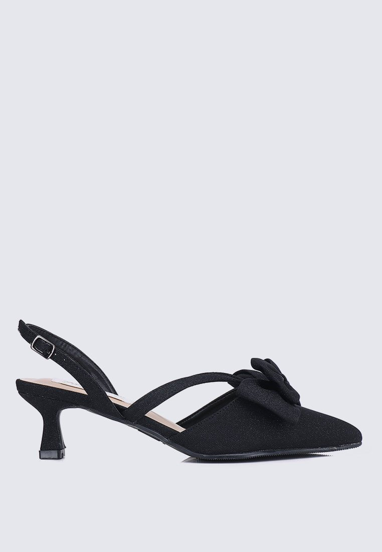 Viola Comfy Heels In BlackShoes - myballerine