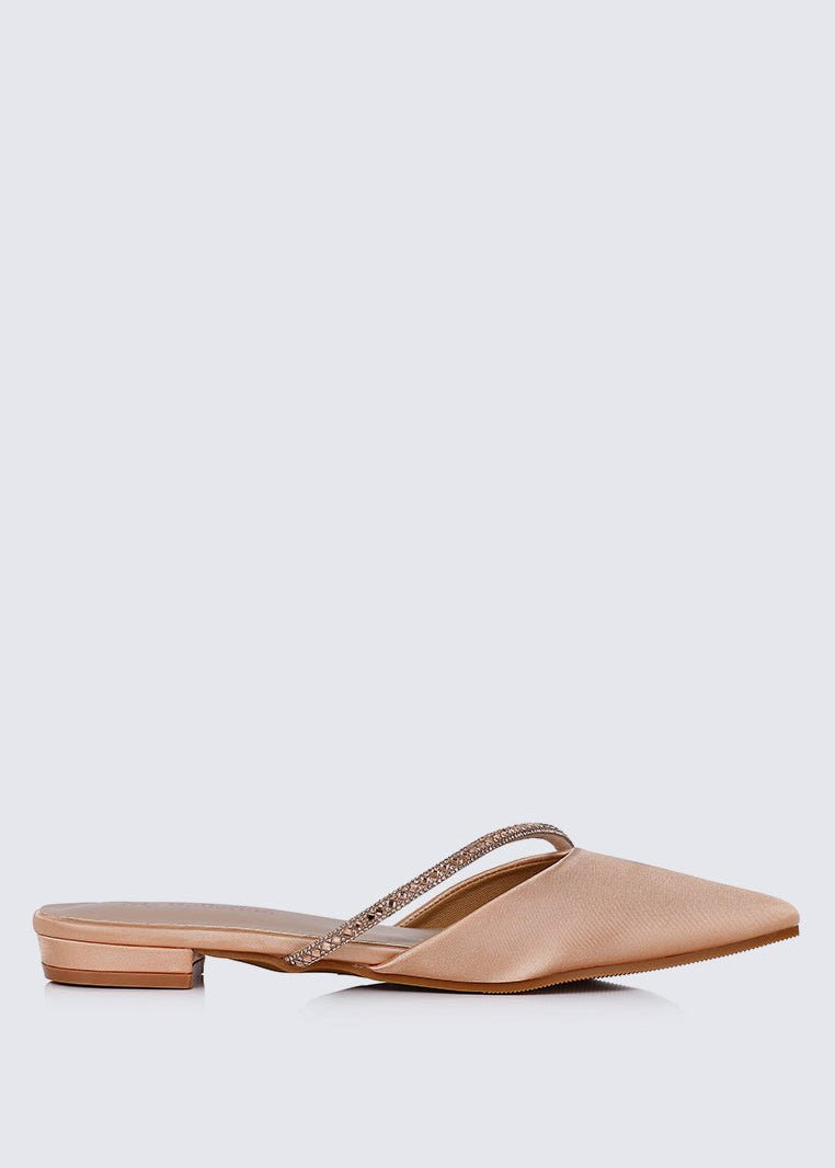 Vion Comfy Ballerina In ChampagneShoes - myballerine