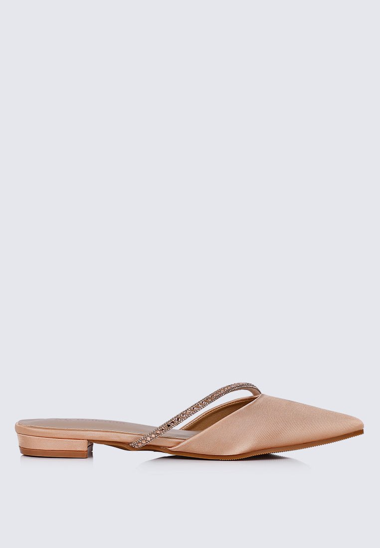 Vion Comfy Ballerina In ChampagneShoes - myballerine