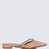 Vion Comfy Ballerina In ChampagneShoes - myballerine