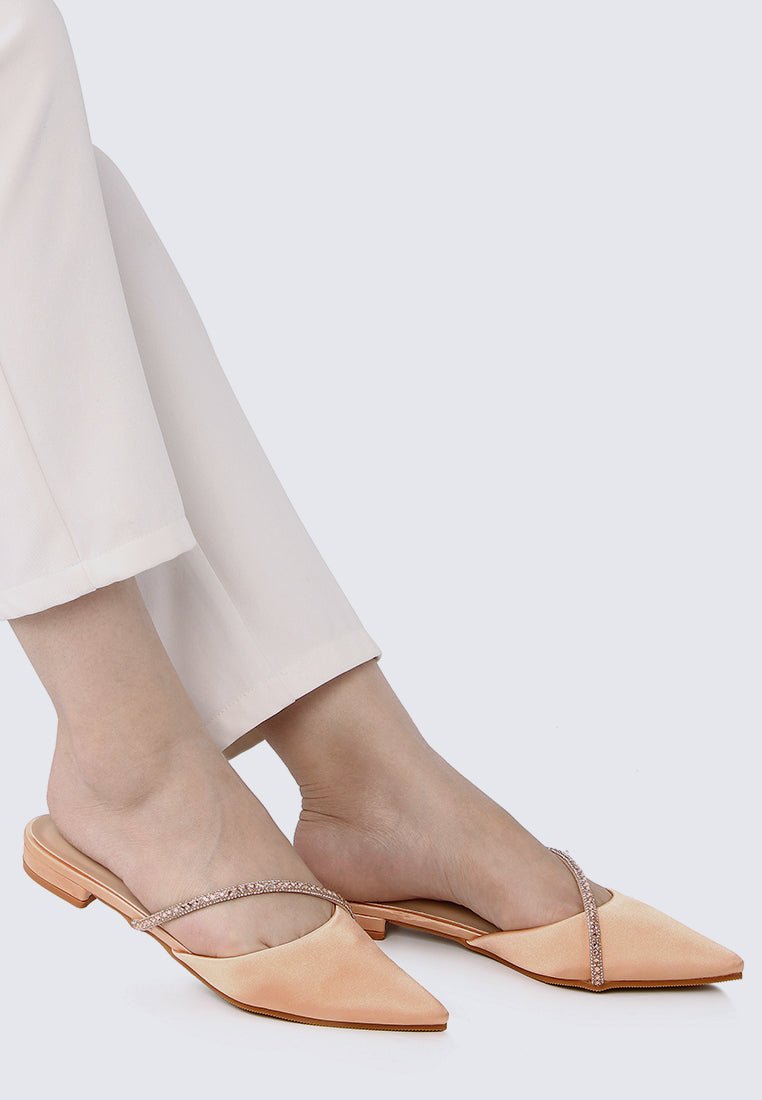 Vion Comfy Ballerina In ChampagneShoes - myballerine