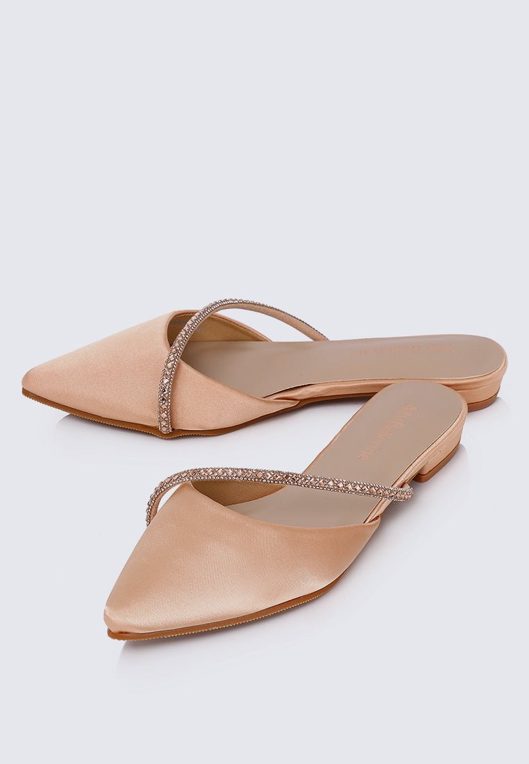 Vion Comfy Ballerina In ChampagneShoes - myballerine