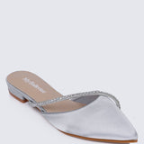 Vion Comfy Ballerina In SilverShoes - myballerine