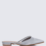 Vion Comfy Ballerina In SilverShoes - myballerine