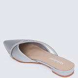 Vion Comfy Ballerina In SilverShoes - myballerine