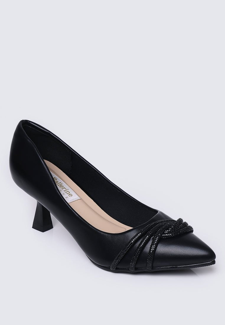 Virorica Comfy Pumps In BlackShoes - myballerine