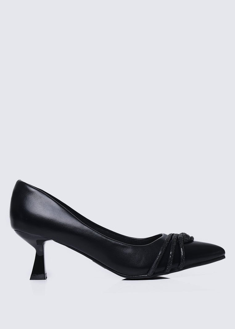 Virorica Comfy Pumps In BlackShoes - myballerine
