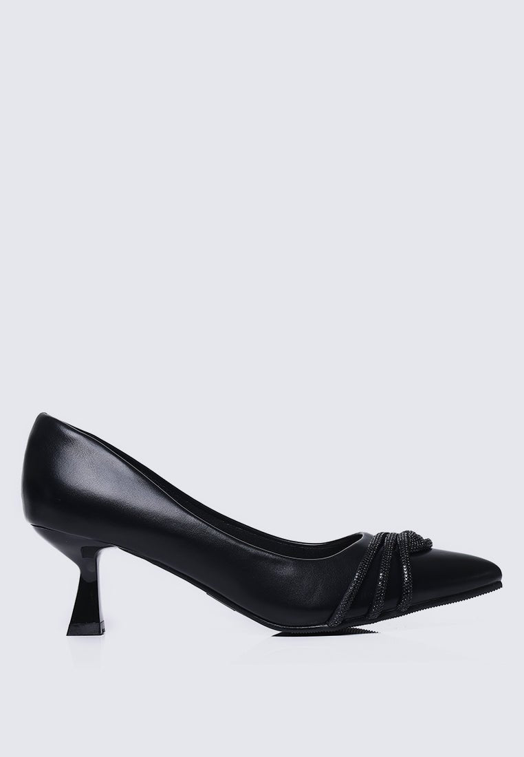 Virorica Comfy Pumps In BlackShoes - myballerine