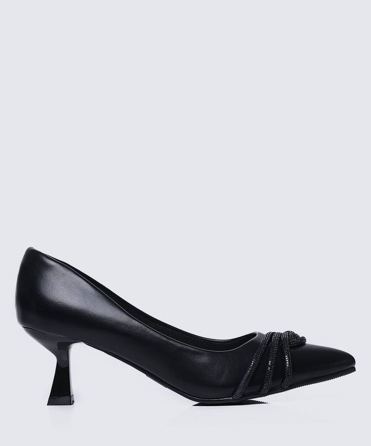 Virorica Comfy Pumps In BlackShoes - myballerine