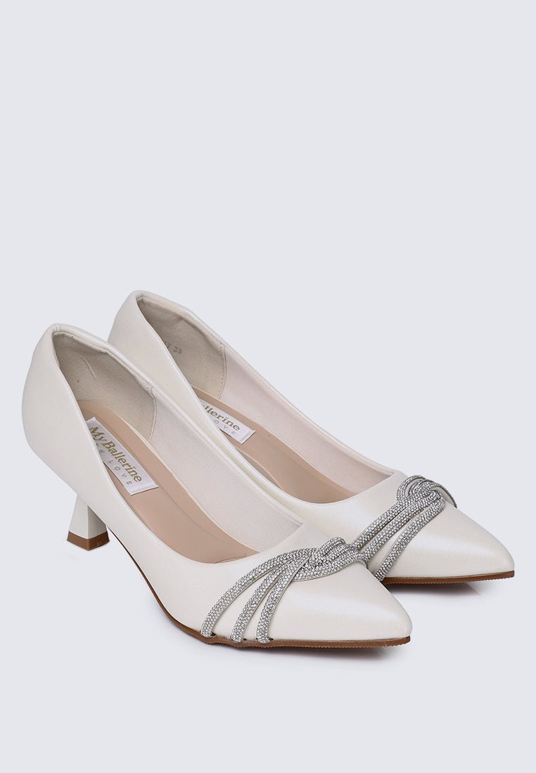 Virorica Comfy Pumps In IvoryPumps - myballerine