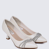 Virorica Comfy Pumps In IvoryPumps - myballerine