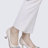 Virorica Comfy Pumps In IvoryPumps - myballerine