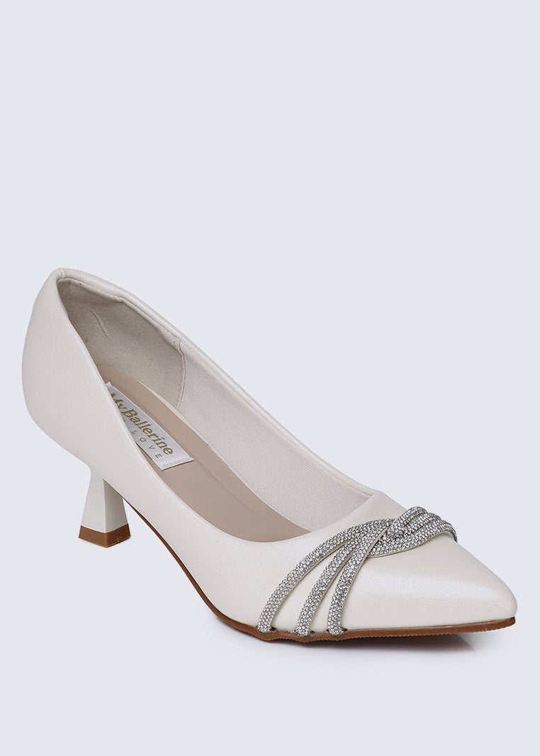 Virorica Comfy Pumps In IvoryShoes - myballerine