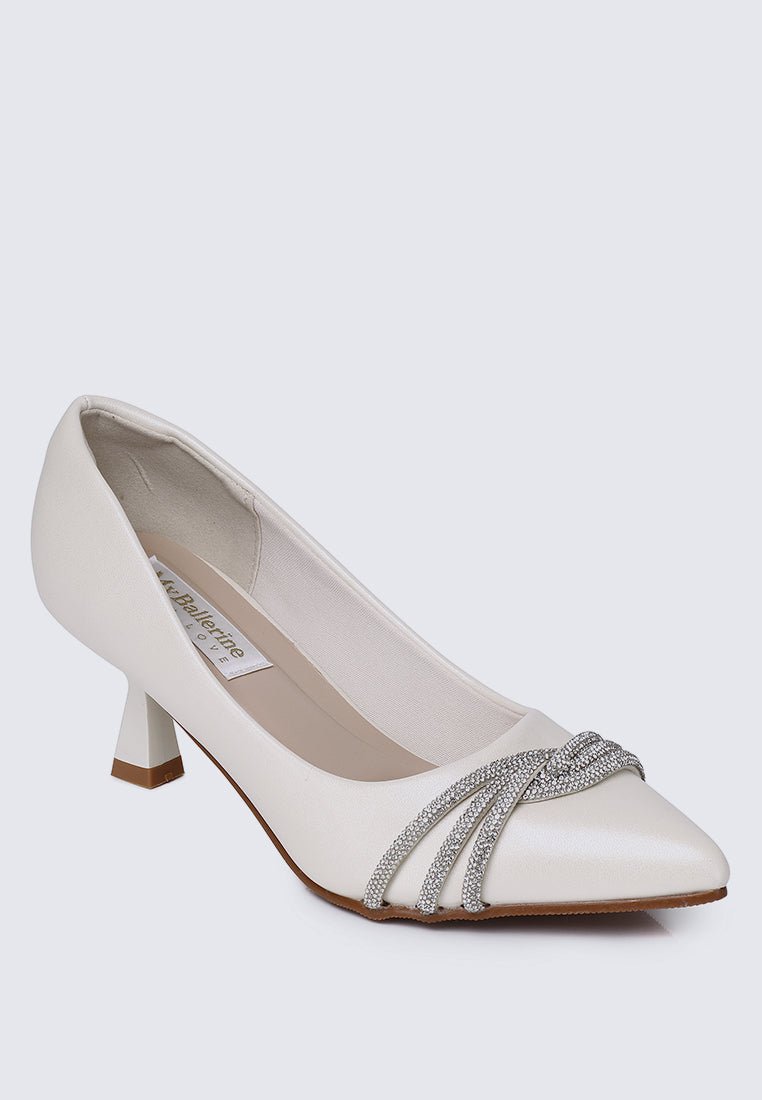 Virorica Comfy Pumps In IvoryShoes - myballerine
