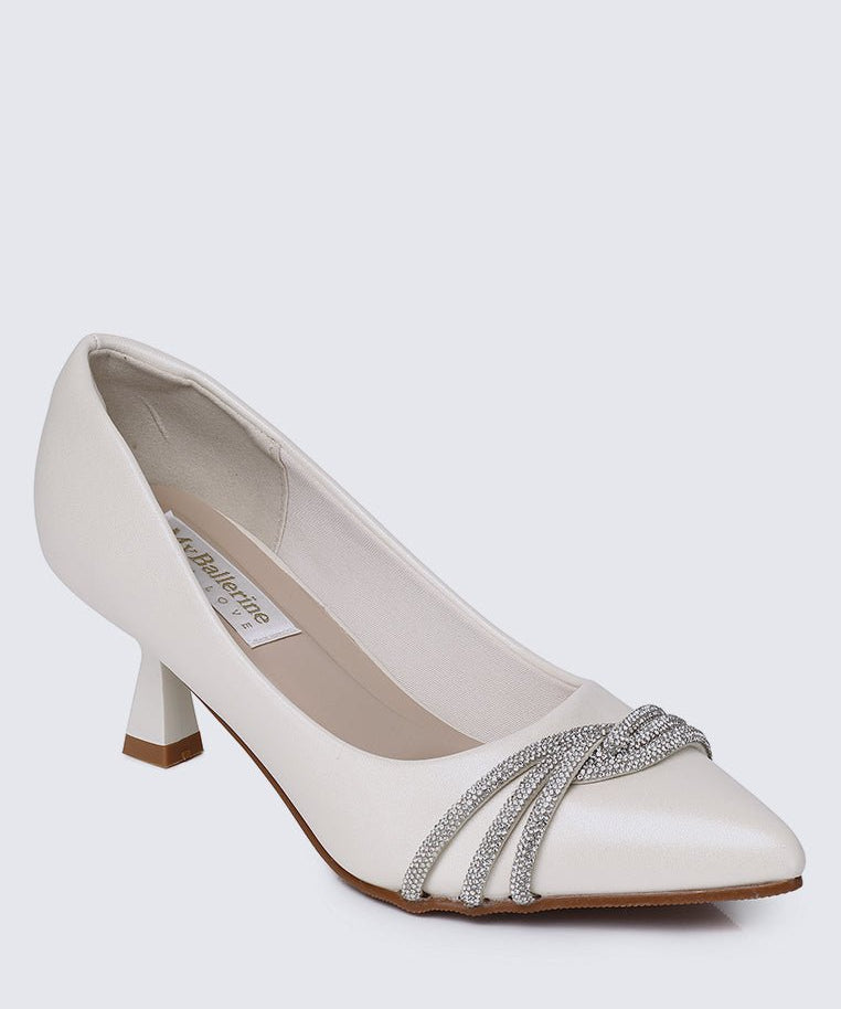 Virorica Comfy Pumps In IvoryShoes - myballerine