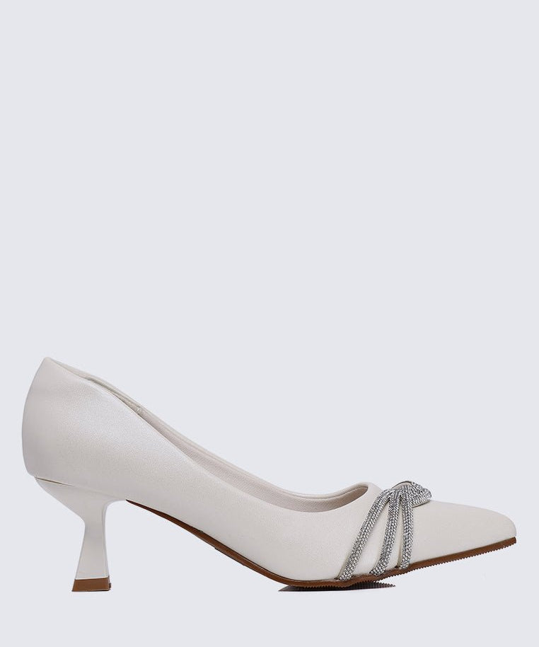 Virorica Comfy Pumps In IvoryShoes - myballerine